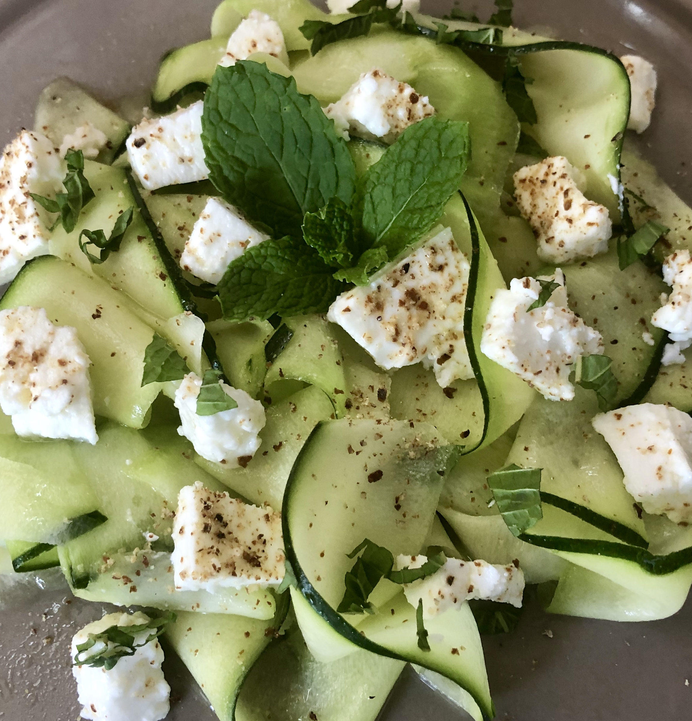 salade de courgettes