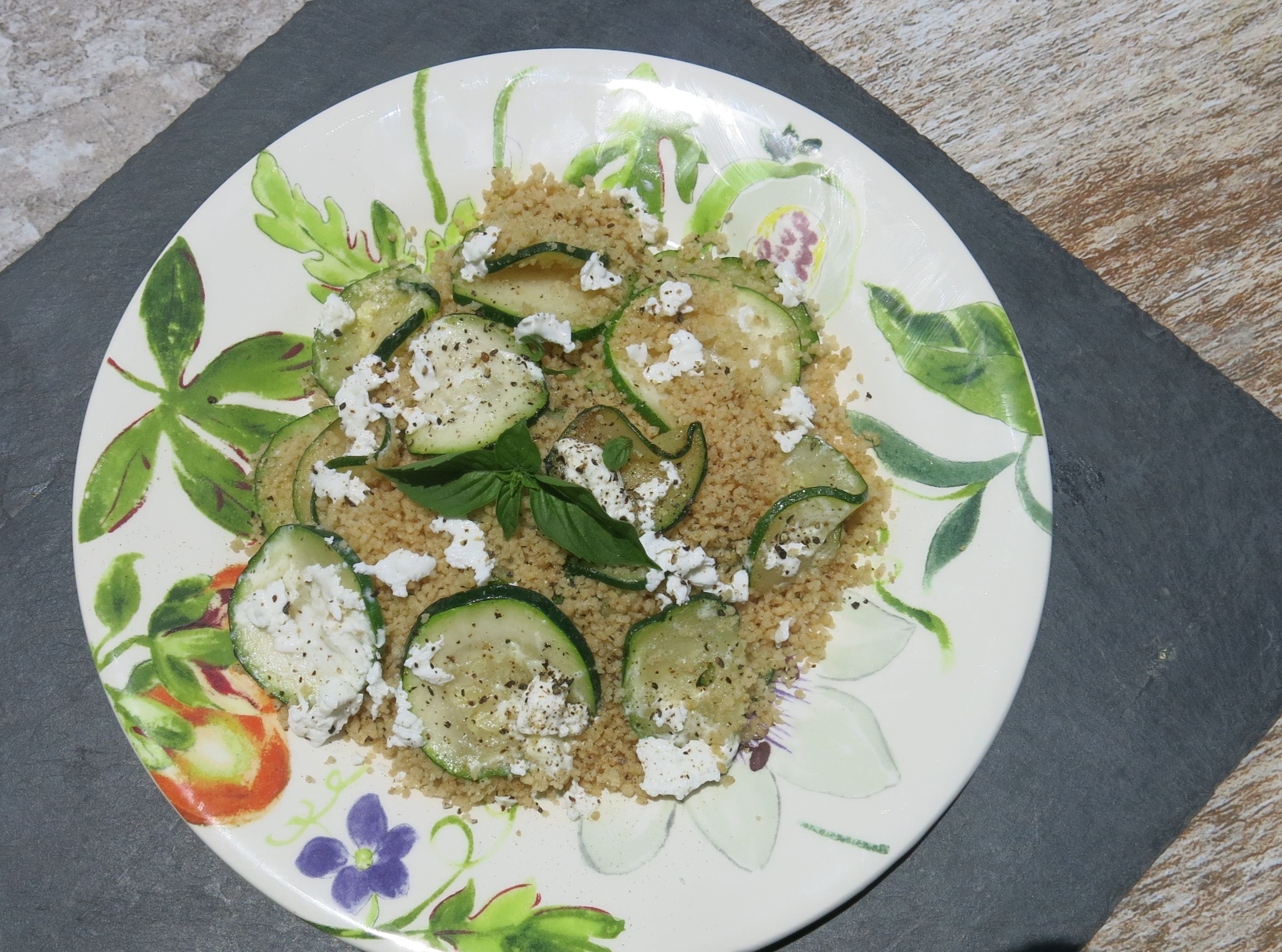 Boulgour aux courgettes